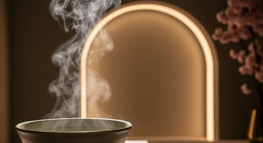 Vapeur douce et détente pendant un soin du cuir chevelu
